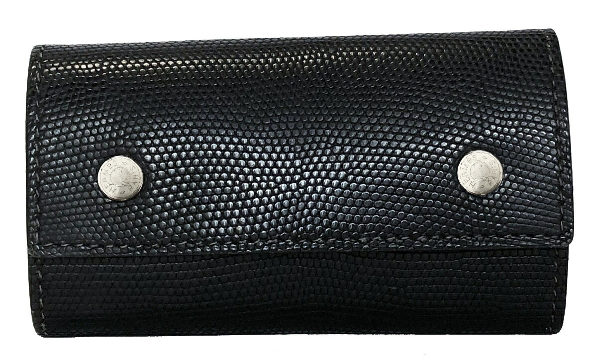 楽天市場】エルメス キーケース リザード ブラック 黒 エテュイクレ6