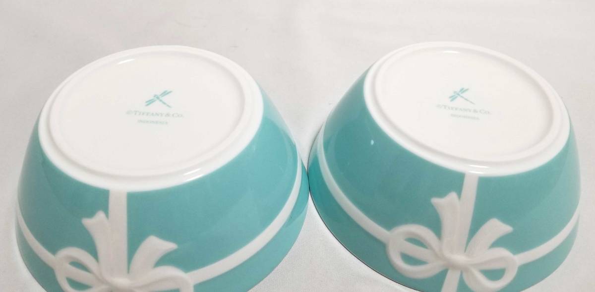 楽天市場】未使用 ティファニー ボウシリーズ リボン ブルー 食器