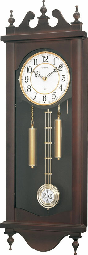 楽天市場】報時付きシチズン振り子時計 ストローク 4MJ807-N06