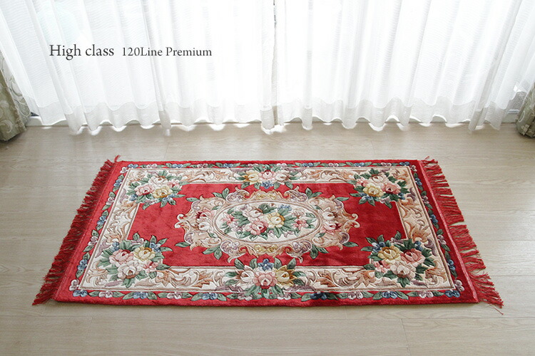 Y3281 中国段通 シルク100% 手織り スクエア 大判 262㎝ 中国 絨毯