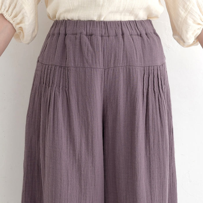 楽天市場】ガウチョパンツ レディース 大きいサイズ ワイドパンツ 9分