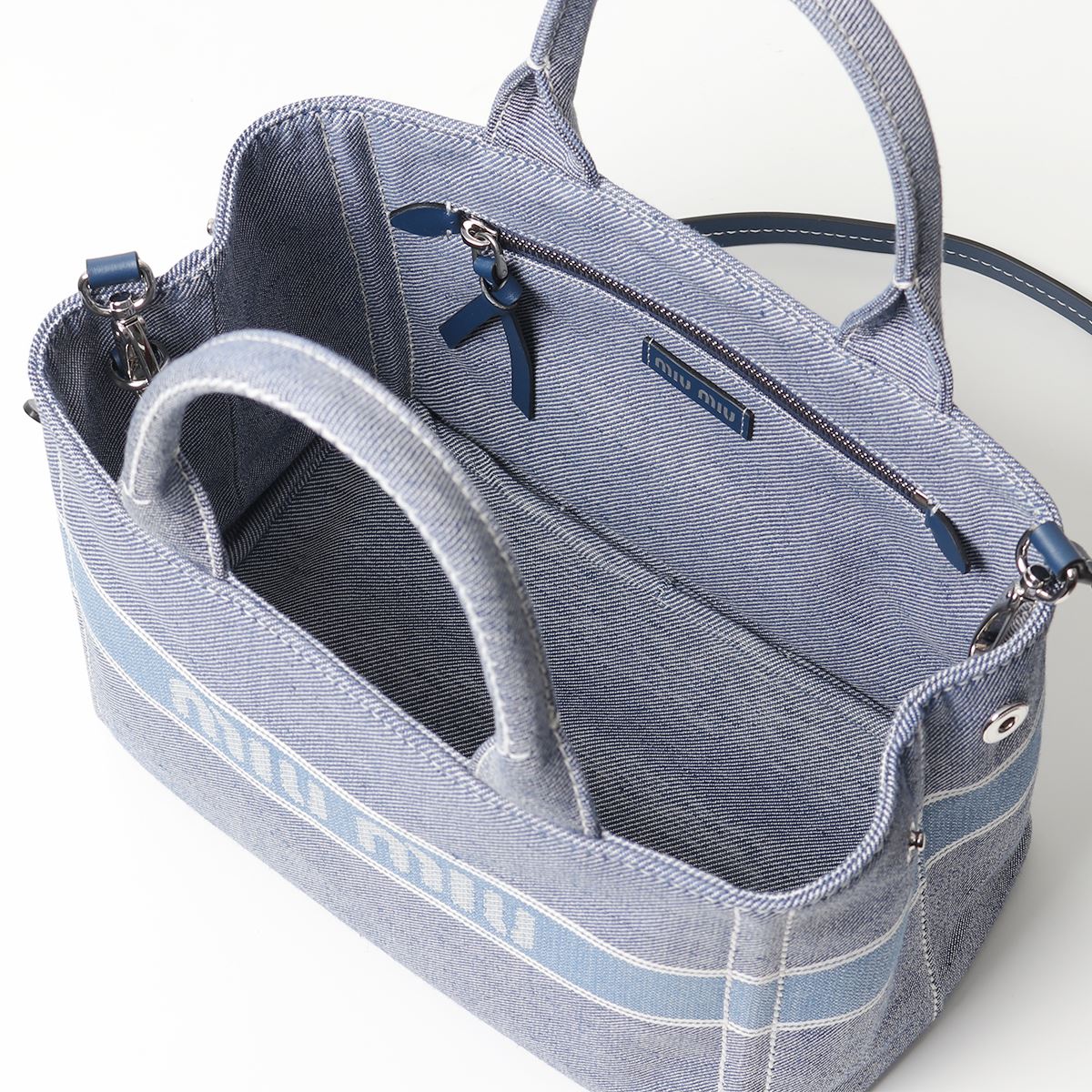 楽天市場】MIUMIU ミュウミュウ トートバッグ 5BA219 2DPL レディース