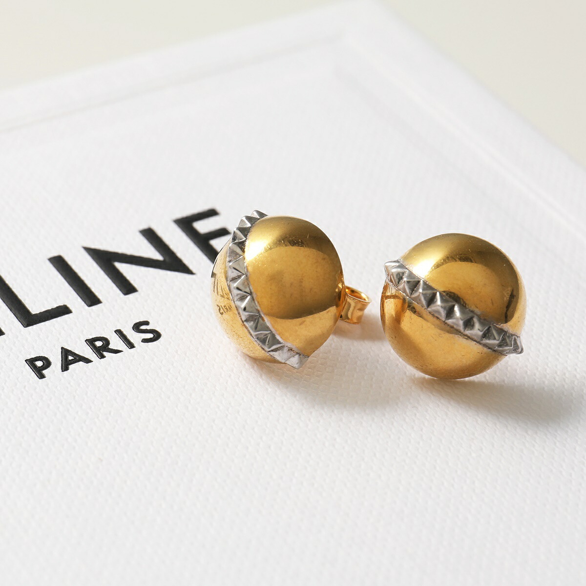 楽天市場】CELINE セリーヌ ピアス Studs 46Q956BRA.35GS レディース