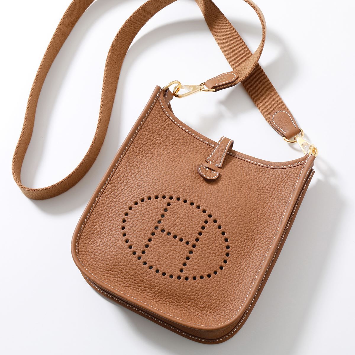 楽天市場】HERMES エルメス ショルダーバッグ エブリン EVELYNE TPM 16