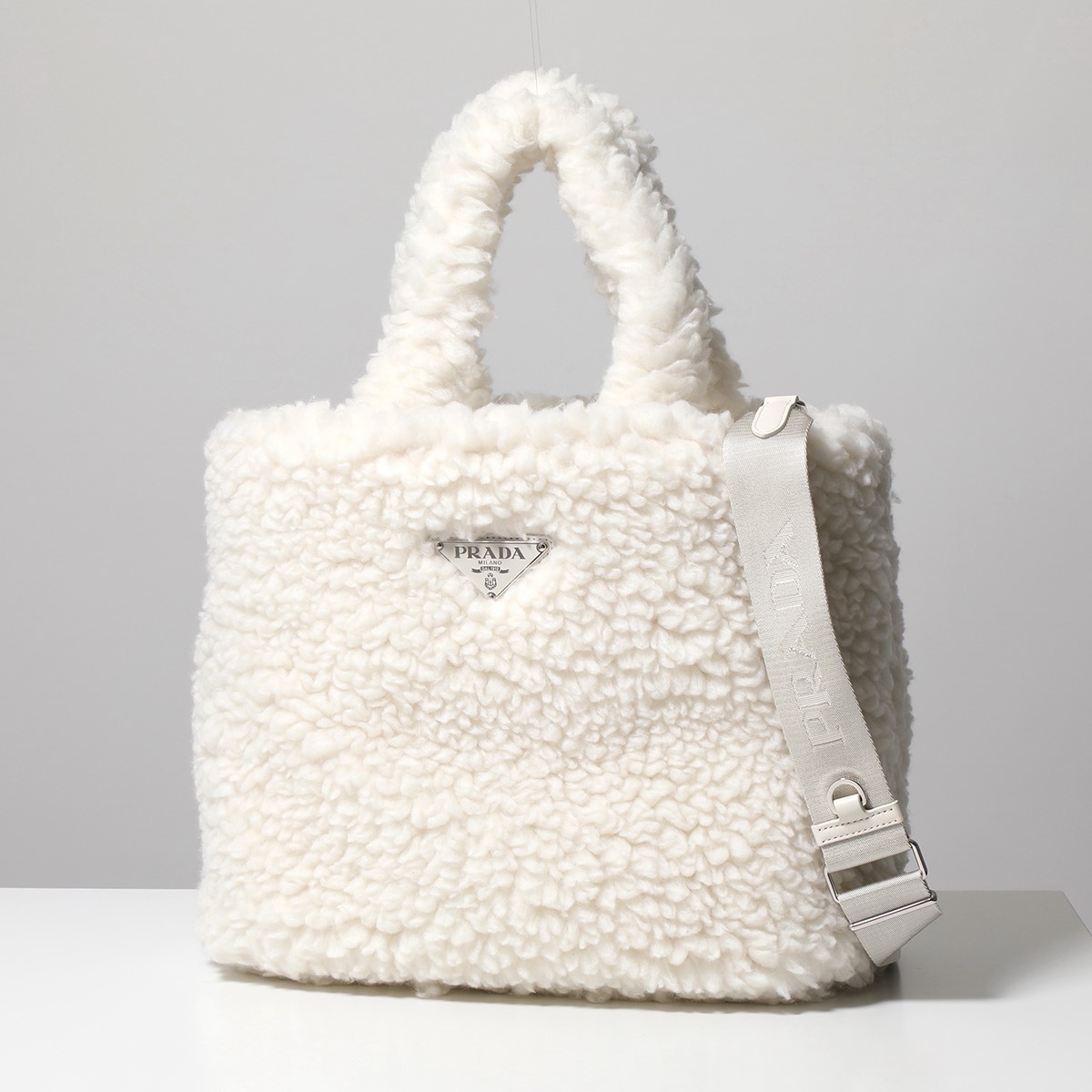 楽天市場】PRADA プラダ トートバッグ 1BG428 2FLI レディース 三角