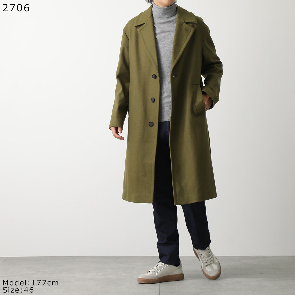 楽天市場】HEVO イーヴォ ベルテッドコート OSTUNI オストゥーニ E725