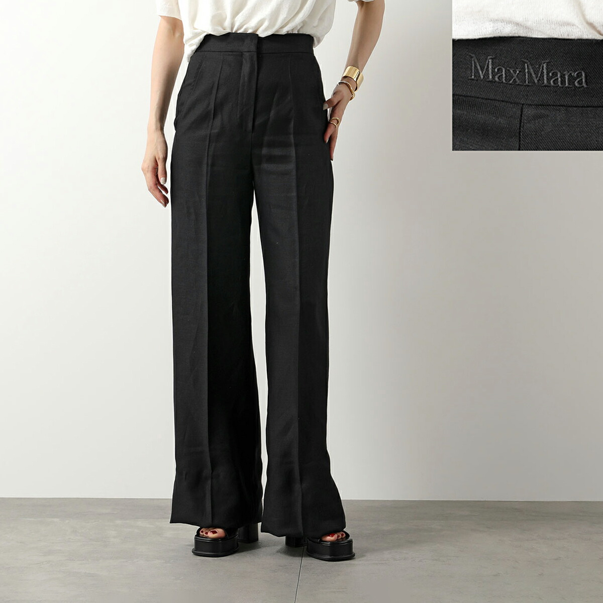 楽天市場】MAX MARA マックスマーラ ワイドパンツ HANGAR ハンガル