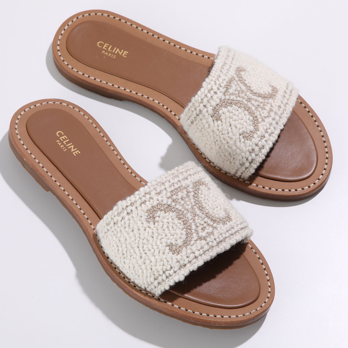 楽天市場】CELINE セリーヌ サンダル LYMPIA リンピア MULE 15