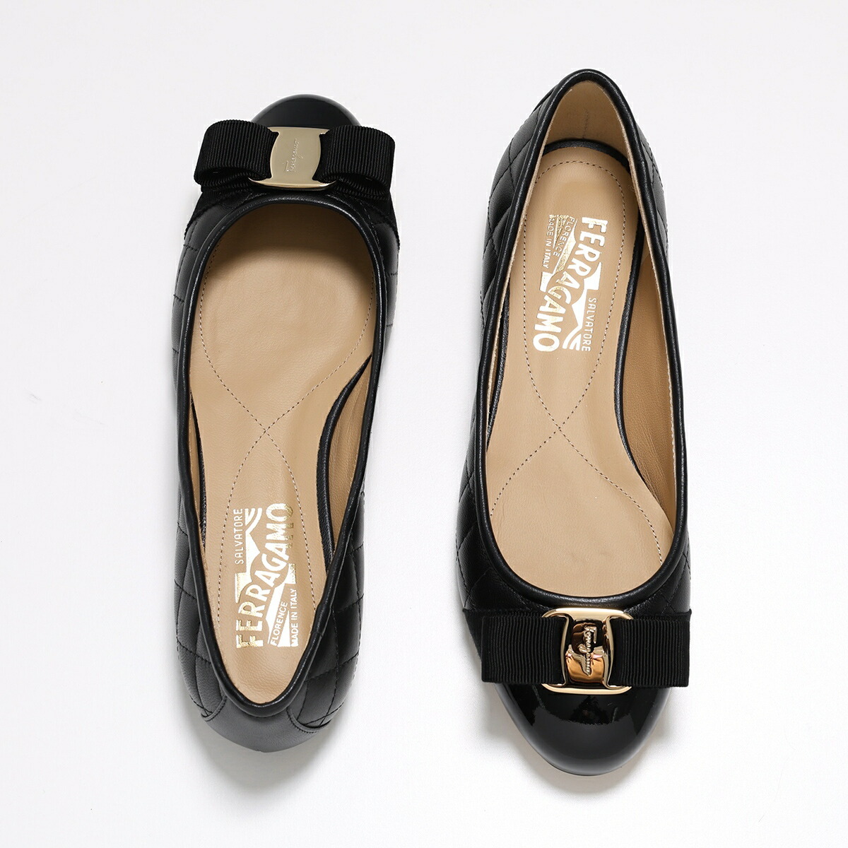 楽天市場】FERRAGAMO フェラガモ パンプス VARINAQ ヴァリナ 0672100