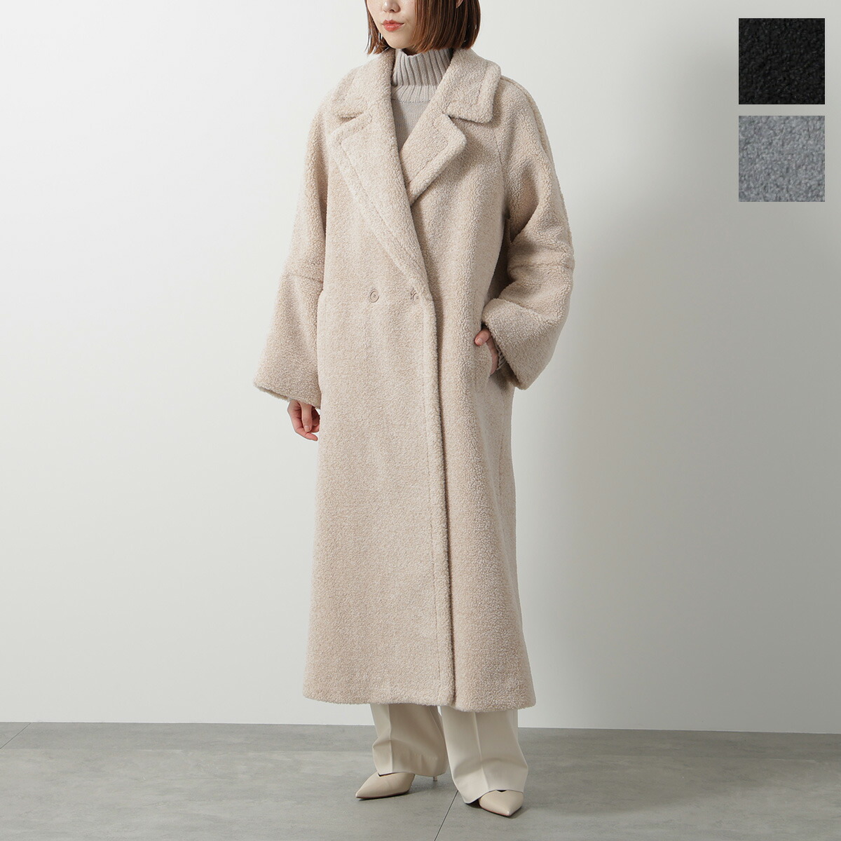 楽天市場】HERNO ヘルノ ボア コート CA000583D 12735 レディース