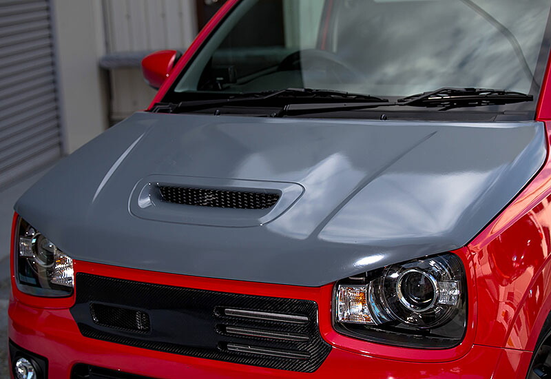 楽天市場】Lck619 Type2 エアバルジ ボンネット BAD FACEタイプ 未塗装