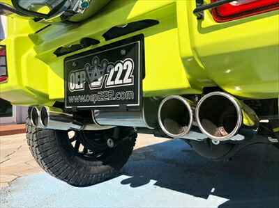 楽天市場】JB74W ジムニーシエラ オールステンレス4本出しマフラー