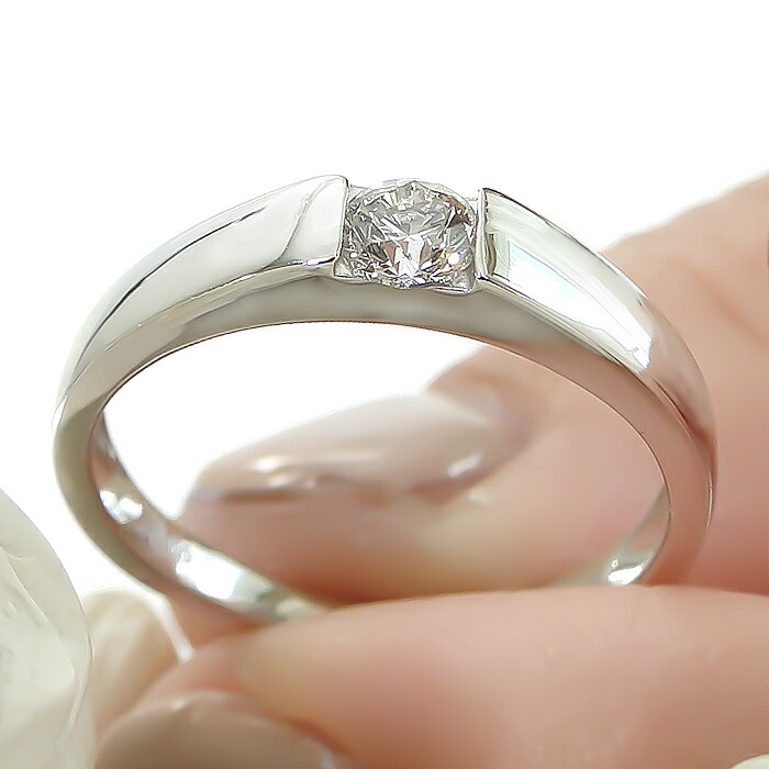 楽天市場】Pt900【0.17ct】一粒 ダイヤモンド リング 送料無料 代引