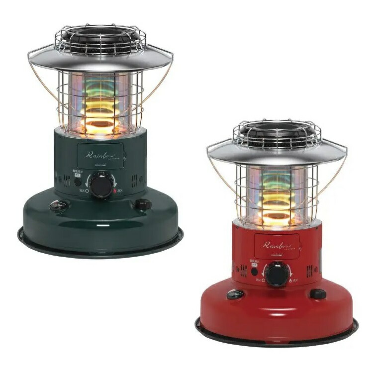 RL-25Mレインボーストーブ【赤色】希少収納袋付き対流型ストーブ