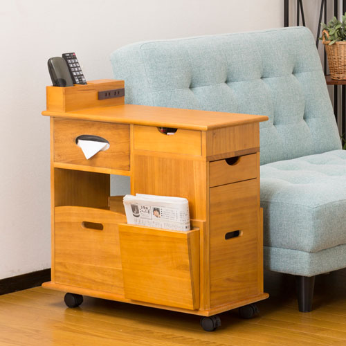 楽天市場】＼SALE ポイント5倍／ソファ サイドワゴン 64838 ナイト