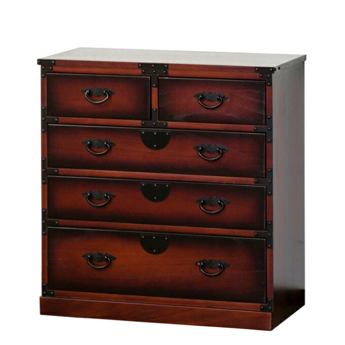 楽天市場】＼SALE ポイント5倍／民芸調 引出箪笥（たんす）64734 和風