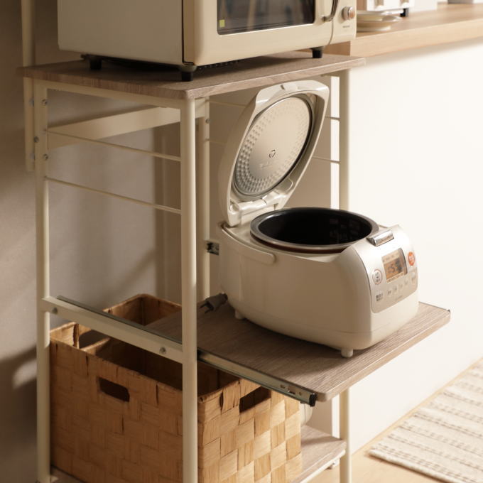 楽天市場】＼SALE ポイント5倍／レンジラック ワゴン スリム レンジ台