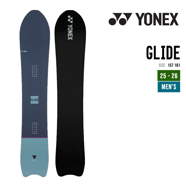 楽天市場】YONEX ヨネックス 25-26 GLIDE グライド スノーボード 2025