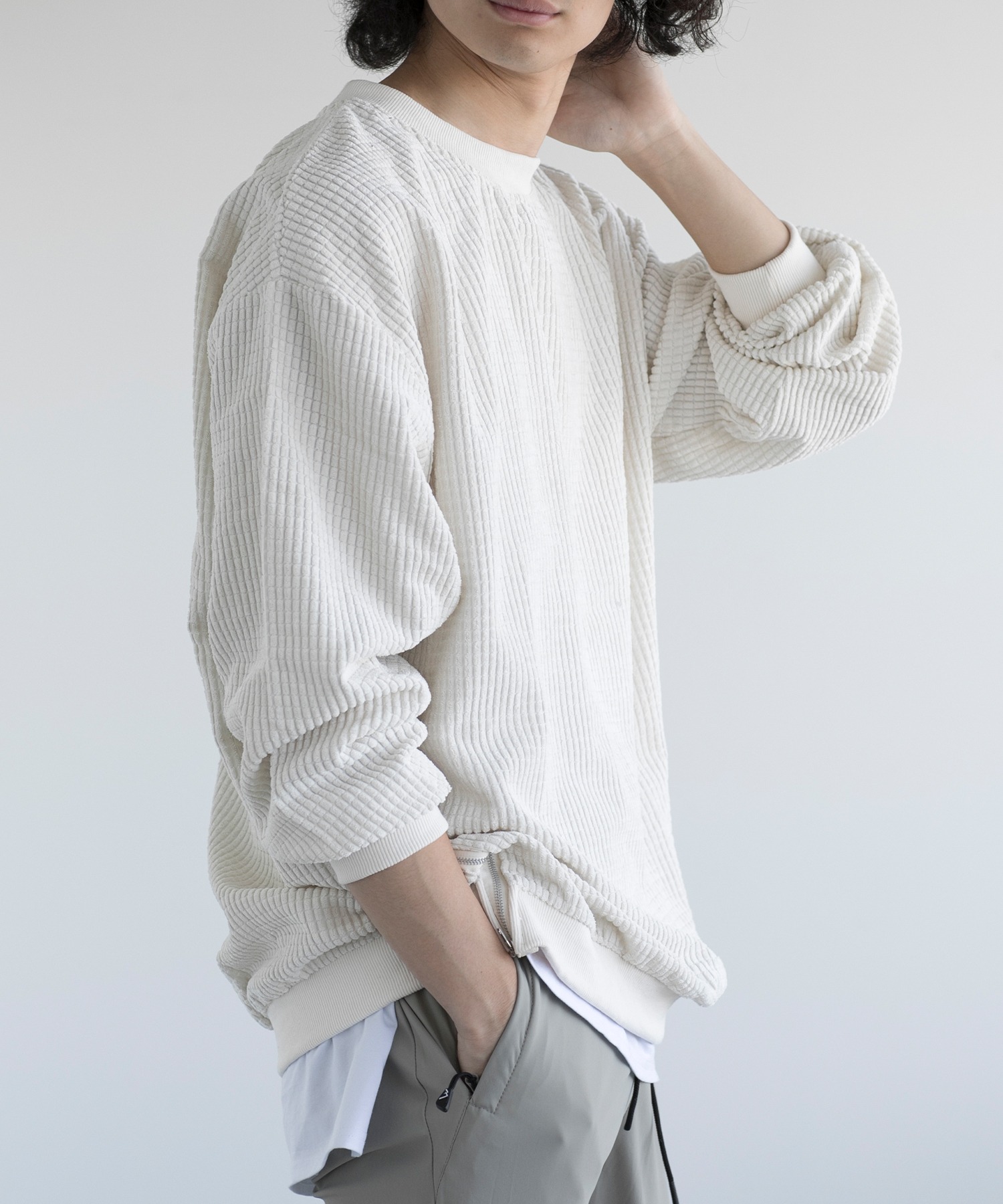 楽天市場】トレーナー メンズ スウェット 長袖 トップス ワッフル ユニ