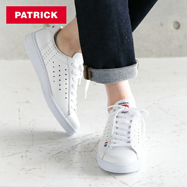 楽天市場】パトリック PATRICK ケベック / ホワイト レザーシューズ