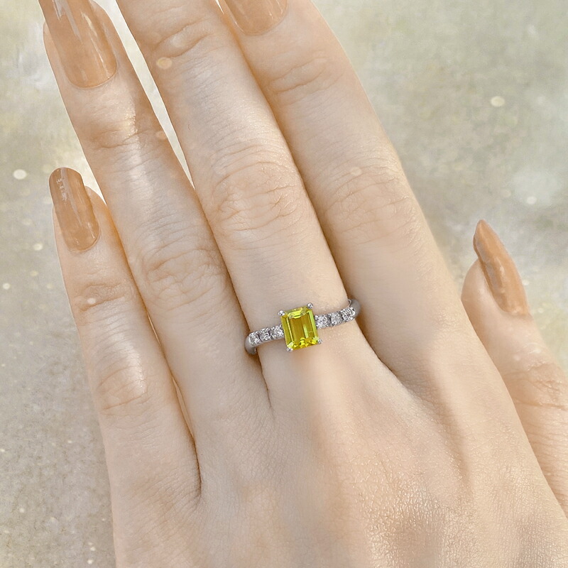 楽天市場】【ジュエリー】カナリートルマリン イエロートルマリン 0.65