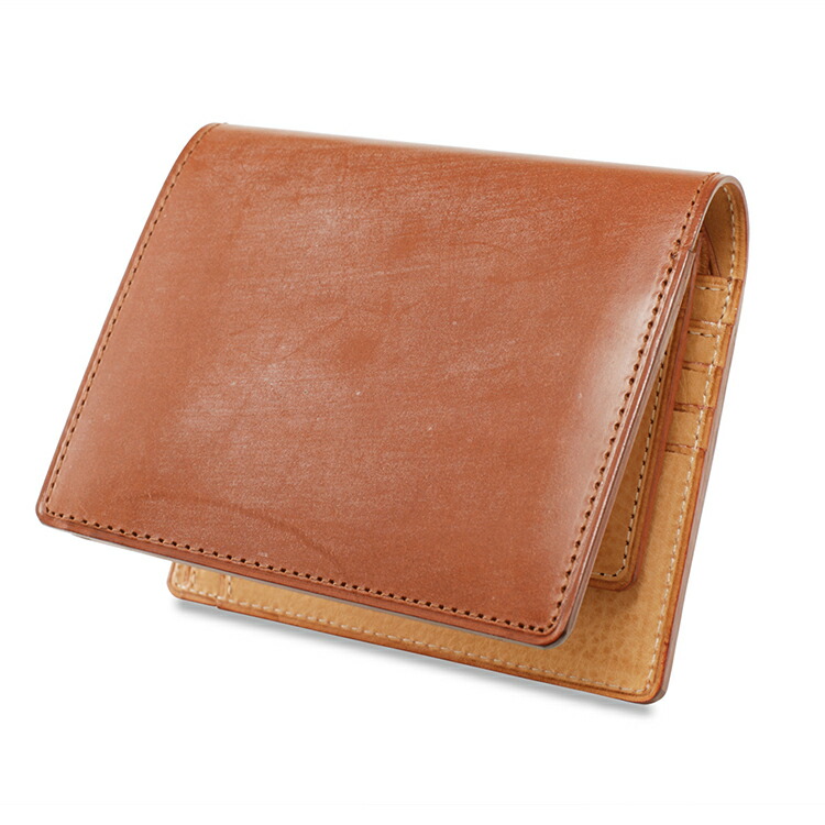 楽天市場】【GANZO】 ガンゾ THIN BRIDLE シンブライドル 二つ折り財布