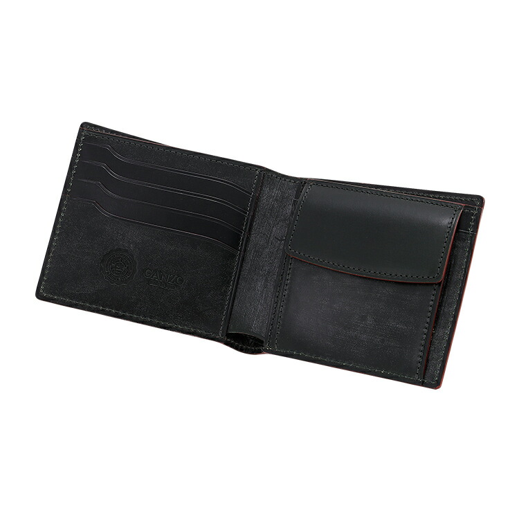 楽天市場】【GANZO】 ガンゾ AVON エイボン 小銭入れ付き二つ折り財布