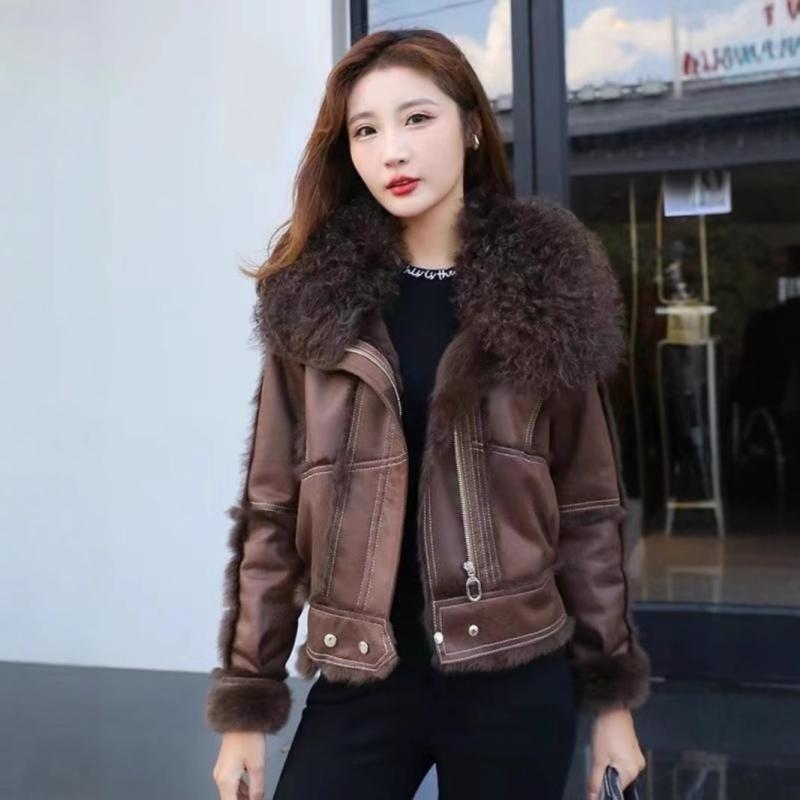 楽天市場】ラビットファー ライダースの通販