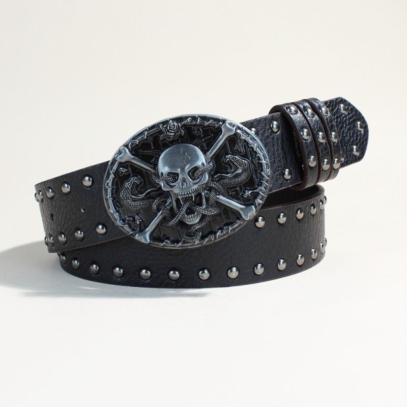 楽天市場】スカル ドクロ（メンズベルト｜ベルト・サスペンダー