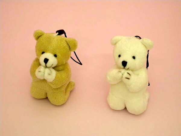 楽天市場】創価学会 唱題クマさんストラップ 唱題 クマ ベージュ
