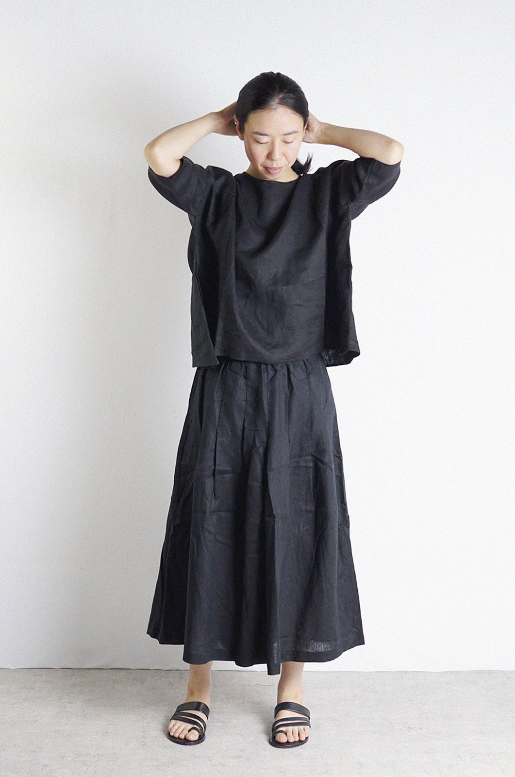 楽天市場】リネン100% ボリューム ガウチョパンツ 麻 ワイドパンツ