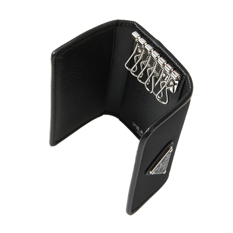 楽天市場】【 正規品 即納 】 PRADA プラダ キーケース シルバー