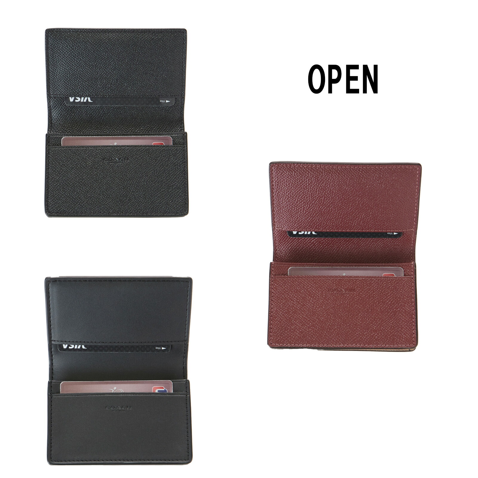 楽天市場】COACH 91681 IMAA8 ビジネス カード ケース シグネチャー