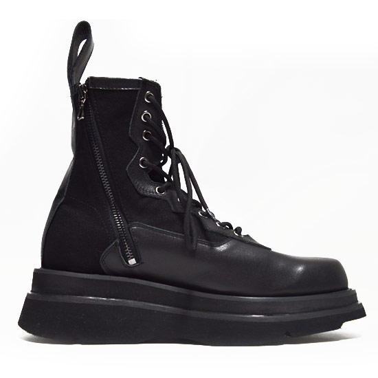 楽天市場】コンバットブーツ メンズ ハイカットスニーカー 本革 レザー