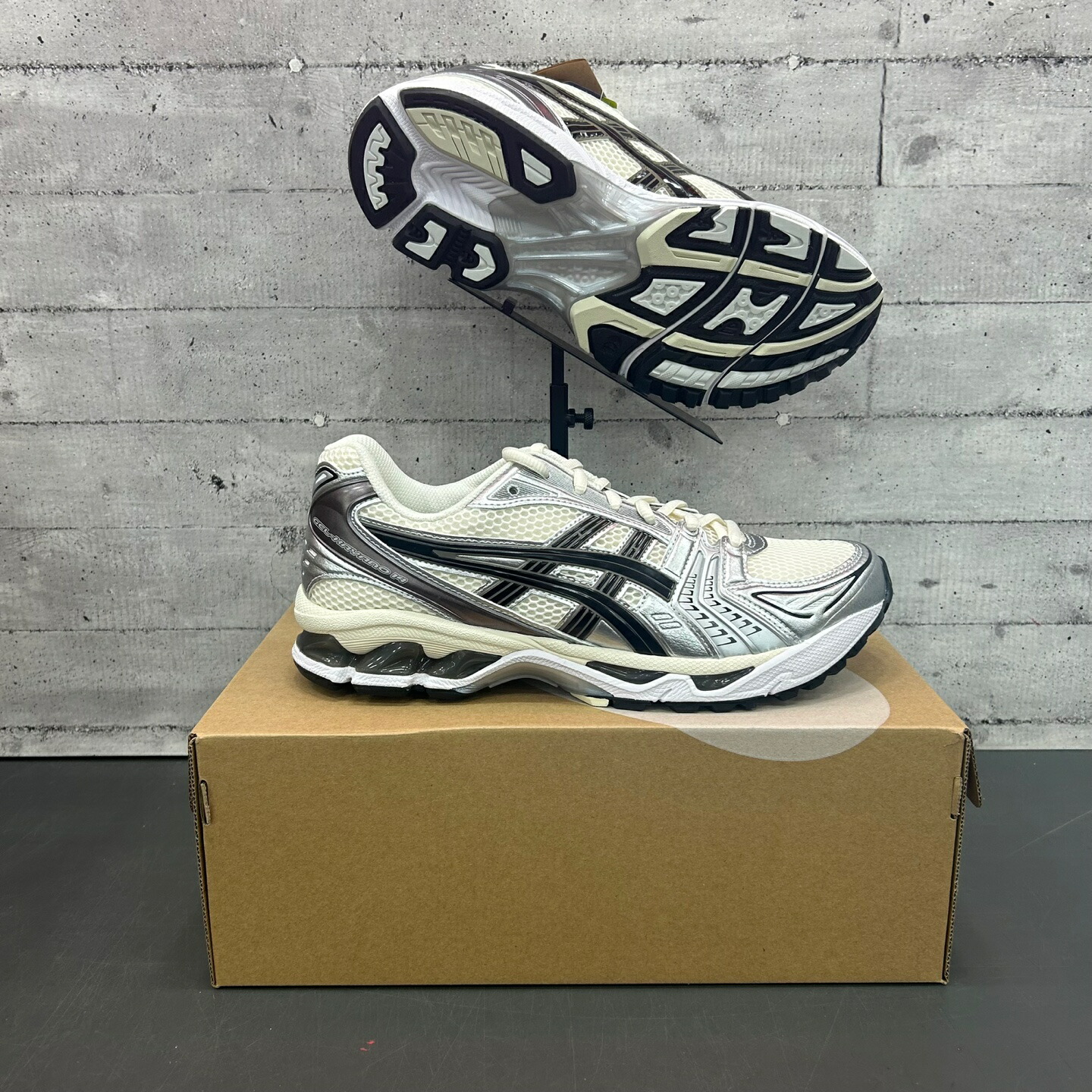 楽天市場】Asics Gel-Kayano 14 Cream Black アシックス ゲル カヤノ14