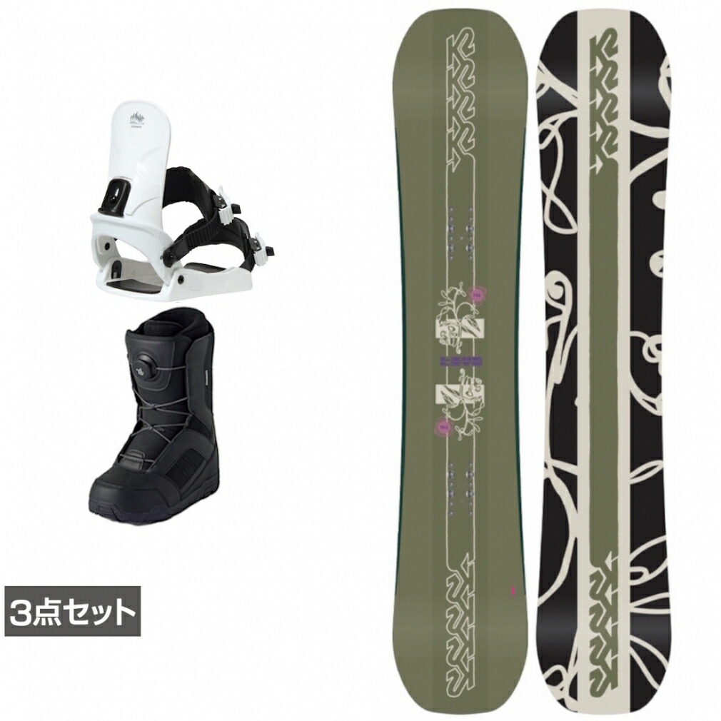 楽天市場】スノーボード 3点セット k2の通販