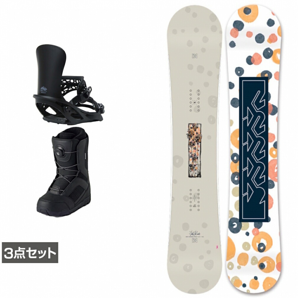 楽天市場】スノーボード 3点セット（ブランドK2）（ボード