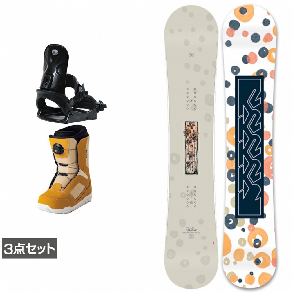 楽天市場】スノーボード 3点セット（ブランドK2）（ボード