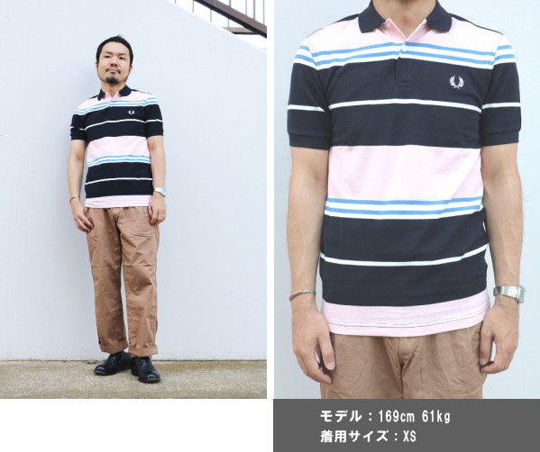 楽天市場】FRED PERRY フレッドペリー STRIPE POLO SHIRT ストライプ