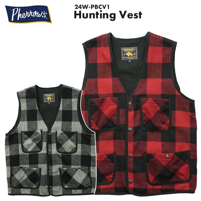 楽天市場】【SALE】 フェローズ Pherrow's ハンティングベスト 24W