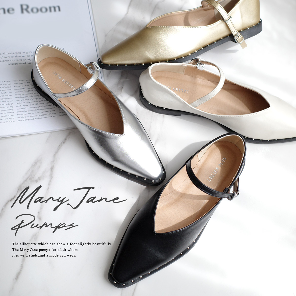 楽天市場】【在庫限り！特別価格！】パンプス ローヒール ポインテッド