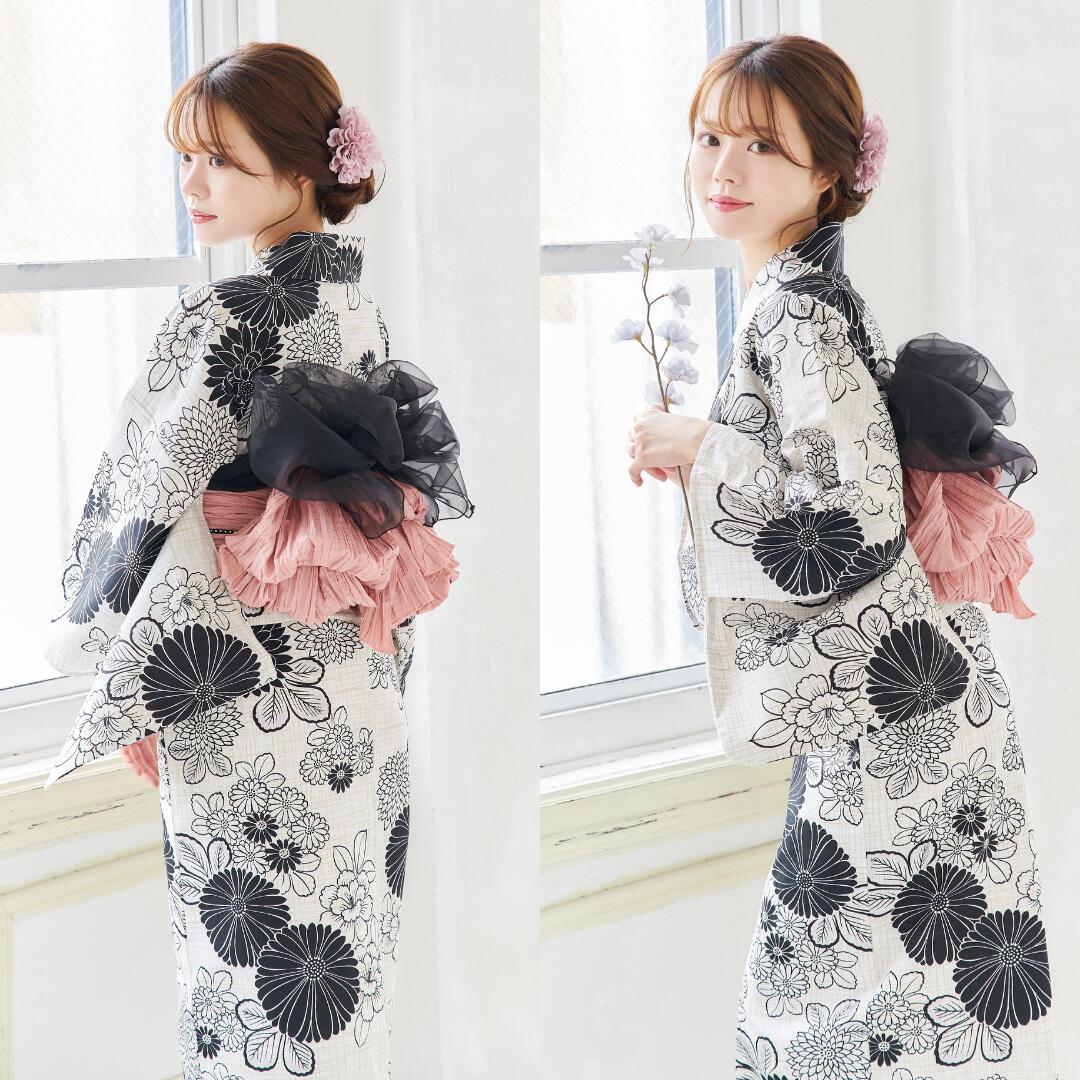 楽天市場】浴衣 レディース 4点セット モダン レトロモダン ストライプ