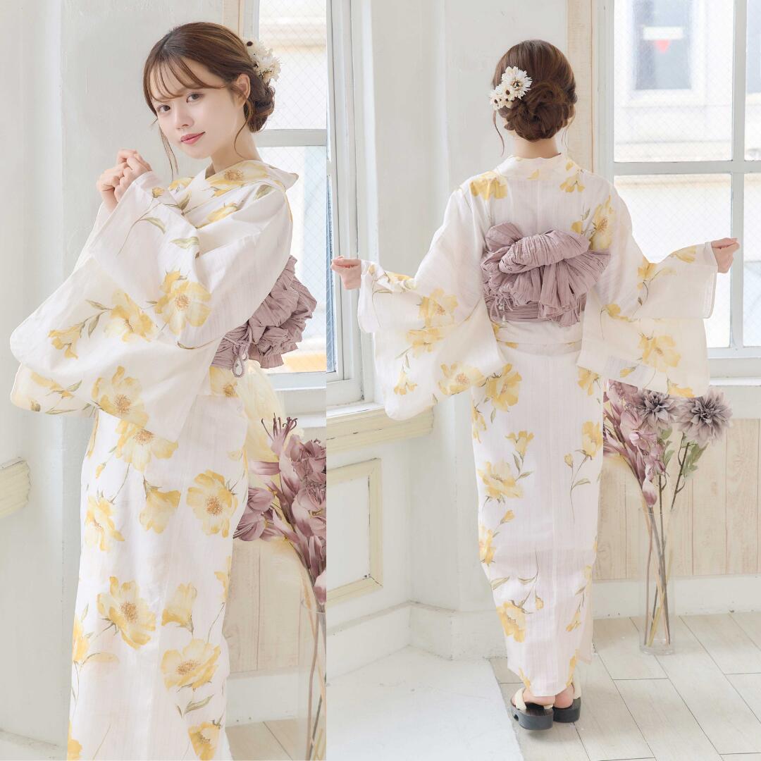楽天市場】浴衣 セット 4点set 4点セット 浴衣セット 花柄 菊 牡丹