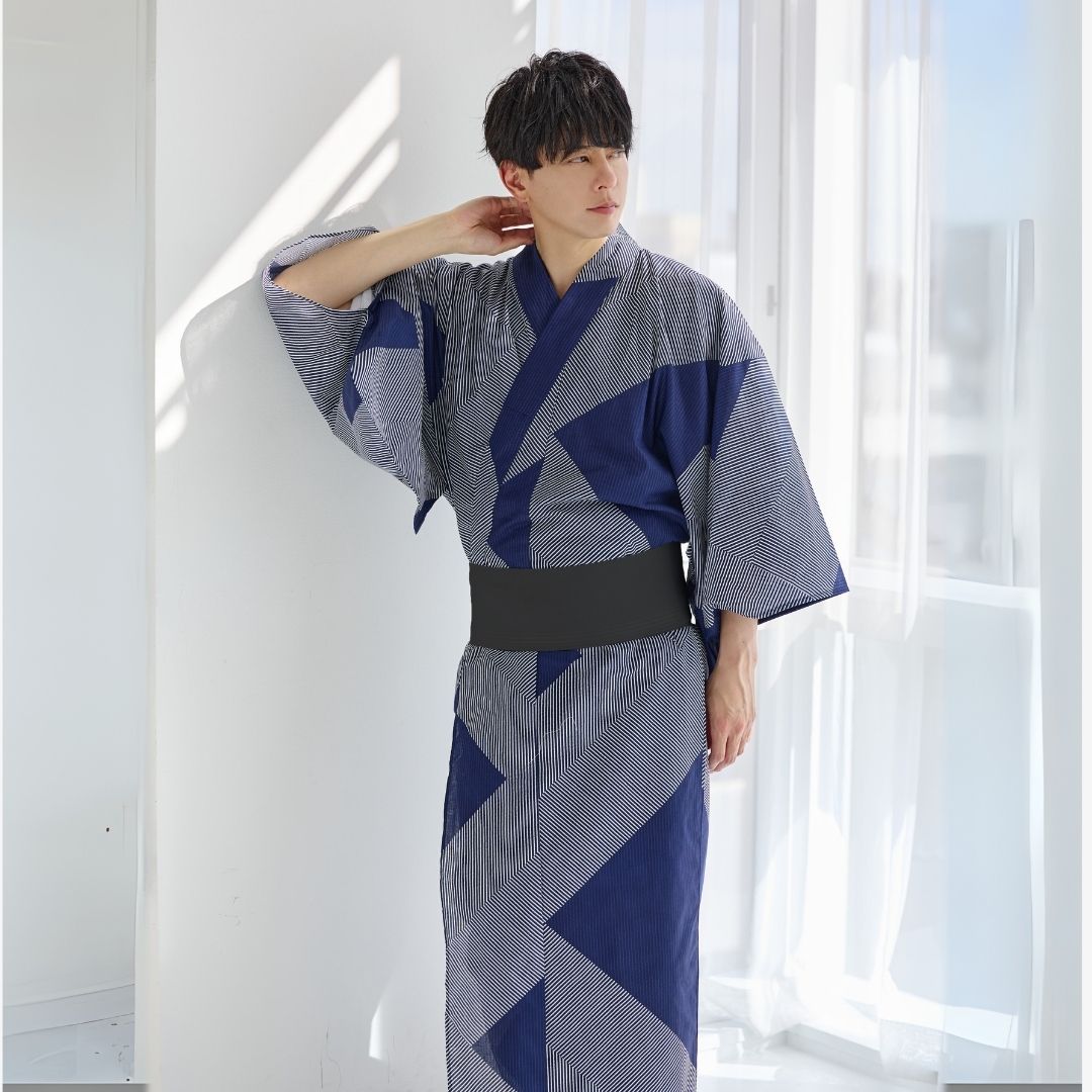 楽天市場】浴衣 3点set 3点セット 縞柄 燕 燕柄 つばめ 流水文様