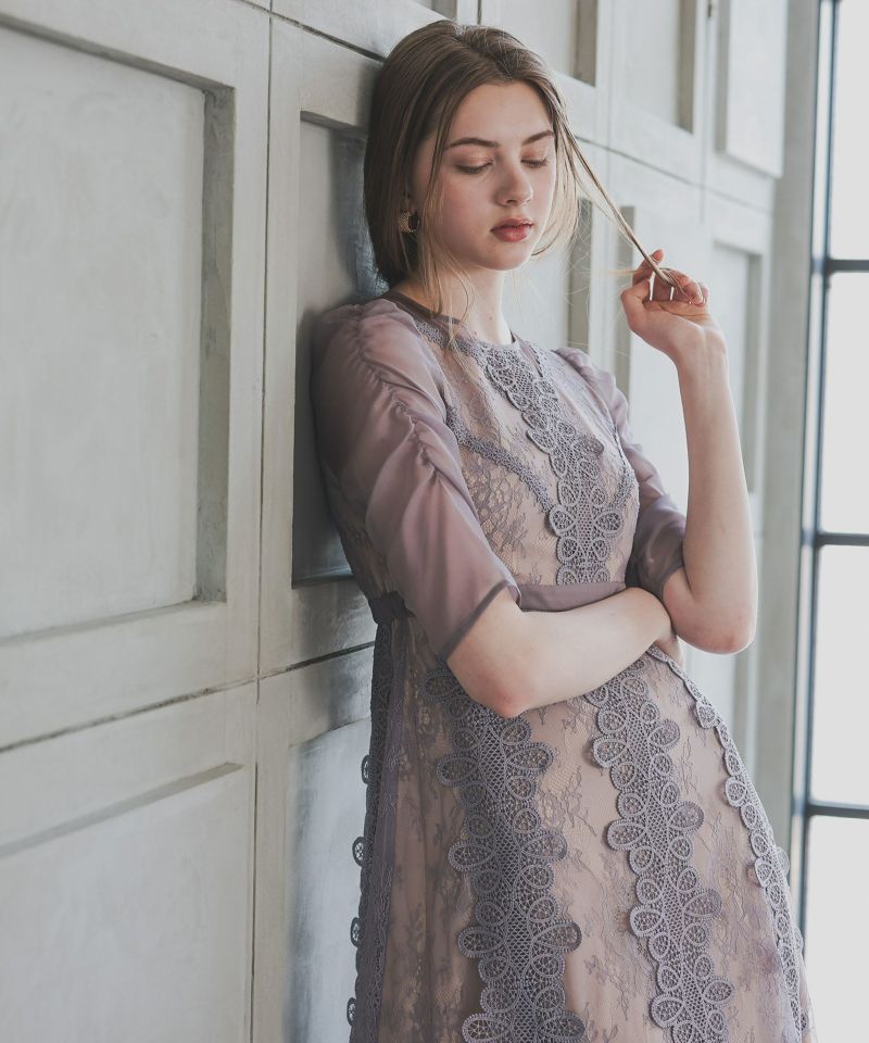 楽天市場】【公式】 ANDRESD アンドレスド 【 puff sleeve motif lace