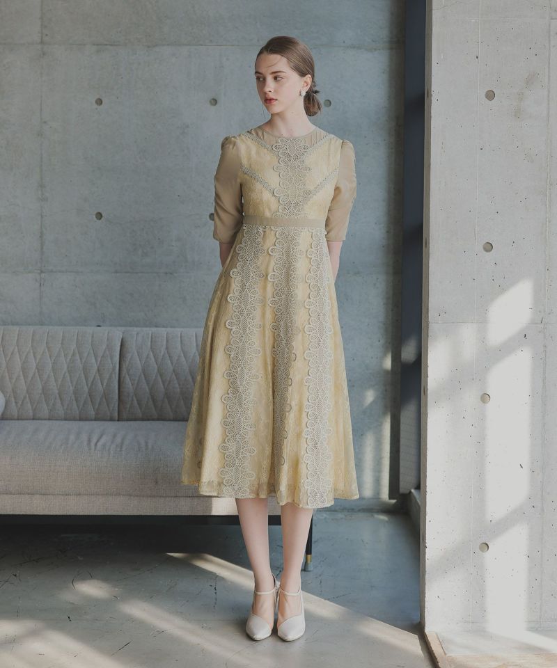 楽天市場】【公式】 ANDRESD アンドレスド 【 puff sleeve motif lace