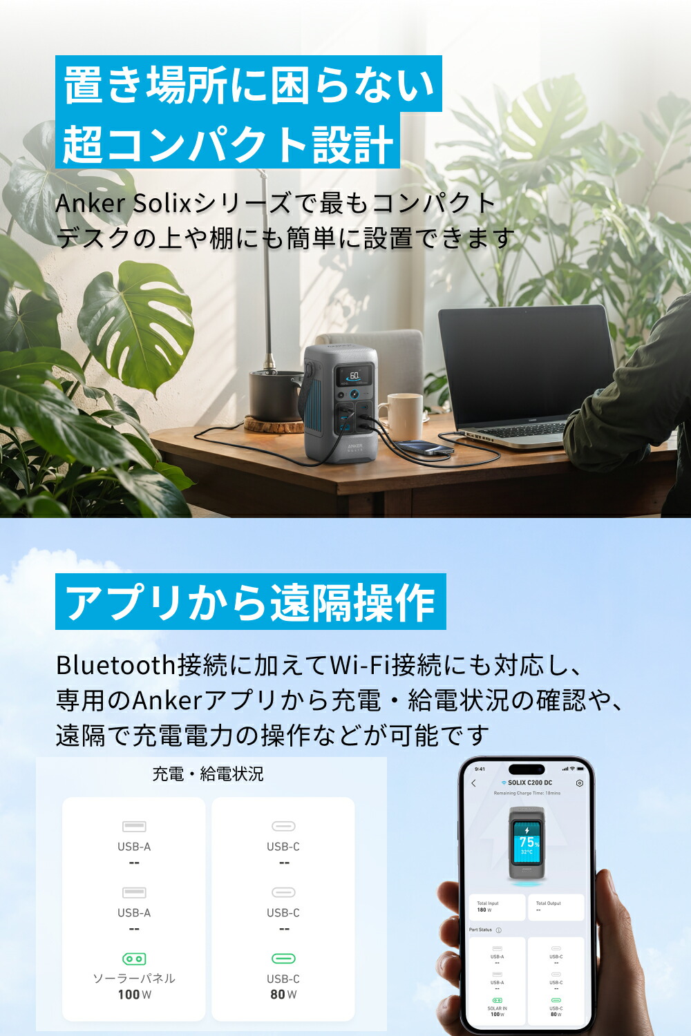 楽天市場】【期間限定で14,990円 3/11まで】Anker Solix C200 DC