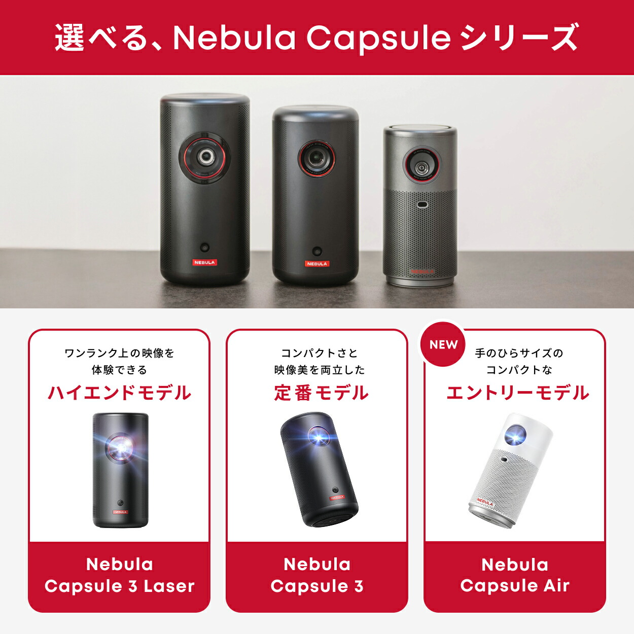 楽天市場】【10,000円OFFクーポン 3/11まで】Anker Nebula Capsule Air