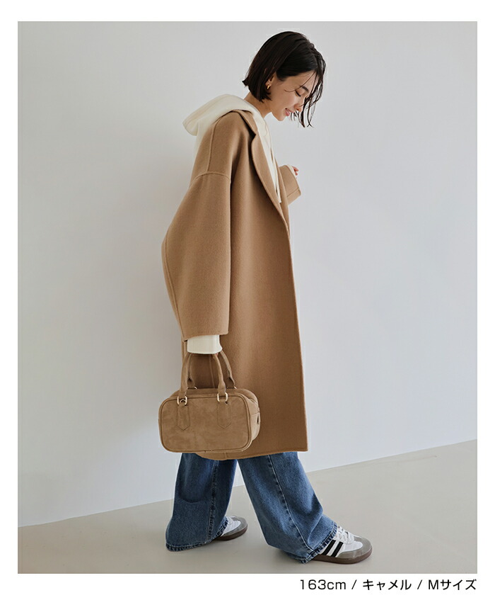 楽天市場】evernavy エバーネイビー リバー ロング コクーン ウール