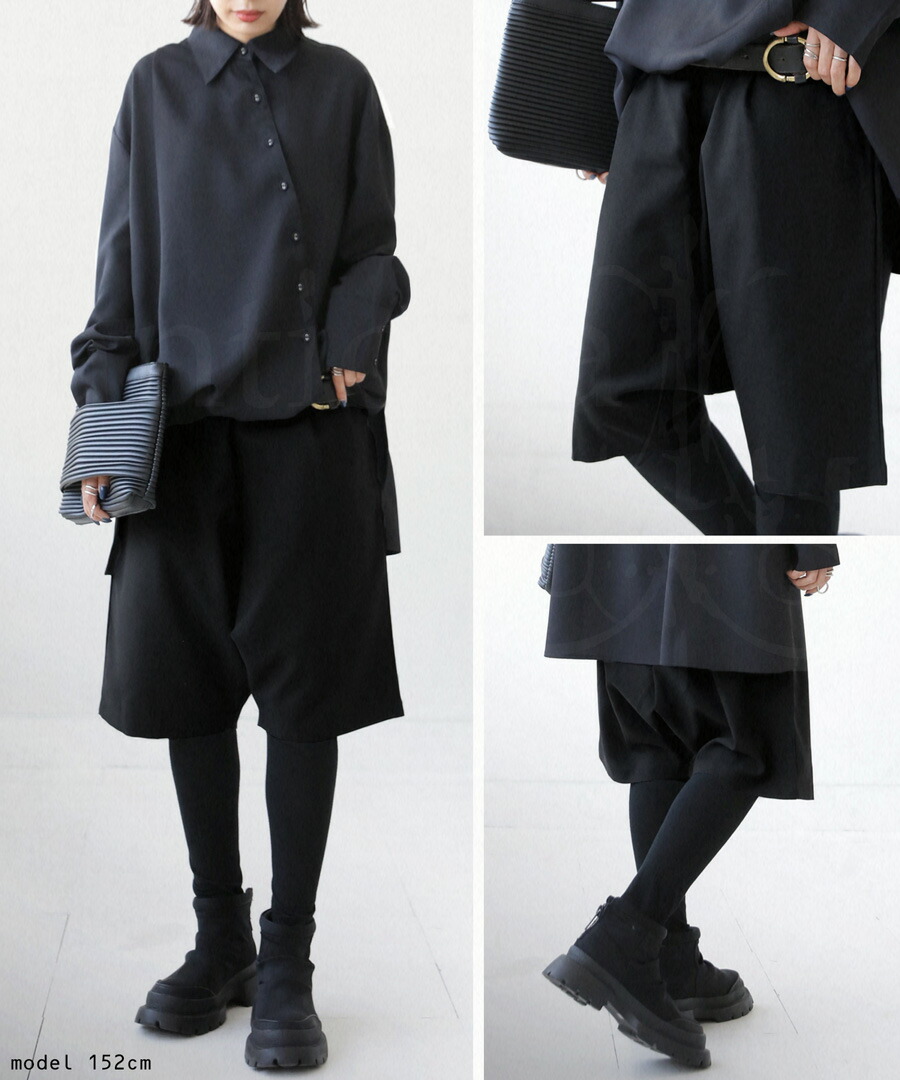 楽天市場】再入荷予定有!サルエルハーフパンツ パンツ レディース